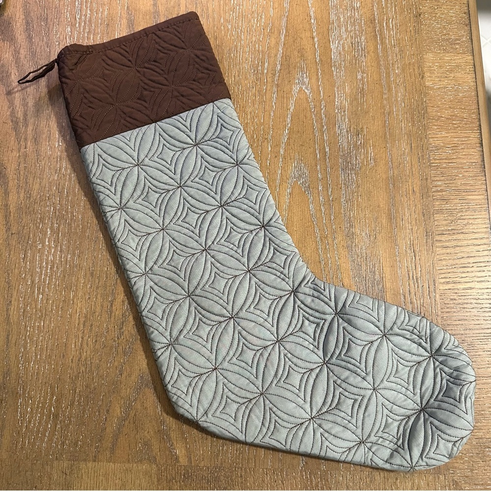 New Silk Christmas Stocking
